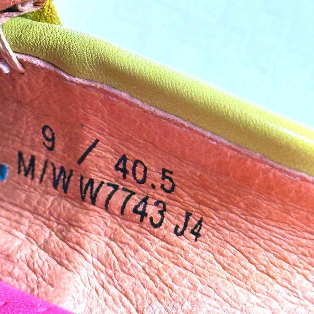 Børn Carrera Womens Lime Green Leather Ladybug Sole Driving Shoe Size 9 40.5 - Picture 7 of 7
